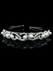 Hochzeit Kopfschmuck Stirnband Silber Perle Strass Braut Haarschmuck