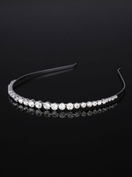 Hochzeit Kopfschmuck Strass Weiß Haarschmuck für Braut