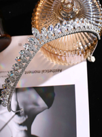 Hochzeit Kopfschmuck Tiara Metall Braut Haarschmuck
