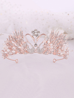 Hochzeit Kopfschmuck Tiara Metall Haarschmuck für die Braut