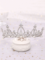 Hochzeit Kopfschmuck Tiara Strass Metall Haarschmuck für die Braut