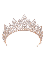 Hochzeit Kopfschmuck Tiara Strass Perle Haarschmuck für die Braut