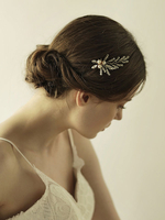 Hochzeit Kopfschmuck Zubehör Blatt Metall Braut Haarschmuck