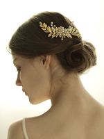 Hochzeit Kopfschmuck Zubehör Blatt Metall Braut Haarschmuck