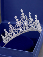 Hochzeit Kopfschmuck Zubehör Crown Kopfbedeckung Diamant Brauthaar-Zusätze