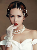 Hochzeit Kopfschmuck Zubehör Pearl Metal Haarschmuck für die Braut