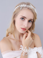 Hochzeit Kopfschmuck Zubehör Perlen Braut Haarschmuck