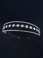 Hochzeit Kopfstück Splitter Legierung Diamant Haar Zubehör für die Braut
