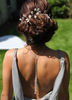 Hochzeit Kulisse Halskette weiß Anhänger Brautschmuck für Frauen