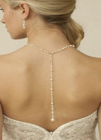 Hochzeit Kulisse Halskette White Vintage Perlenkette