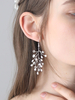 Hochzeit Ohrringe Perle Silber Brautschmuck