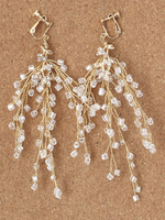 Hochzeit Ohrringe Perlen Ohrclip Braut Kronleuchter Ohrringe Schmuck