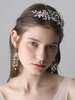 Hochzeit Ohrringe Silber Strass Kristall Brautschmuck