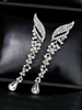 Hochzeit Ohrringe Strasssteine durchbohrt Brautschmuck