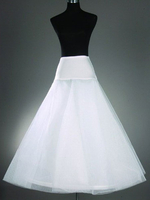 Hochzeit Petticoat Polyester A-Linie in Weiß