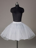 Hochzeit Petticoat Tüll kurzes Kleid in Elfenbeinfarbe