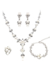Hochzeit Schmuck-Sets Perlen Strass Brautschmuck Sets für Frauen