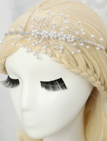 Hochzeit Stirnband Perlen Dekoration Braut Kopfbedeckungen