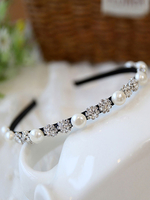 Hochzeit Stirnbänder Perle Strass Braut Haarschmuck