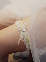 Hochzeit Strumpfband Fabulous Polyester Strass