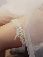 Hochzeit Strumpfband Glamour Lace Bows