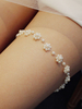 Hochzeit Strumpfband Silber Polyester Perlen Hochzeit Strumpfbänder