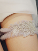 Hochzeit Strumpfband Silber Polyester Strass Hochzeit Strumpfbänder