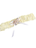 Hochzeit Strumpfband wunderschöne Spitze Bögen