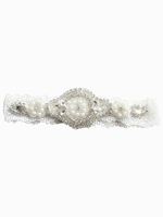 Hochzeit Strumpfband wunderschöne Spitze Strass