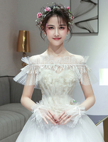 Hochzeit Wrap Sets Schal Ärmeln Tüll Rüschen Braut vertuschen