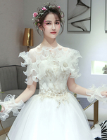 Hochzeit Wrap Sets Tüll Perlen Rüschen Braut vertuschen