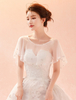 Hochzeit Wraps Elfenbein Cover Ups Sterne Perlen Spitze Tüll Ponchos Braut Zubehör