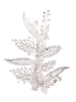 Hochzeits-Kopfschmuck Headwear-Metallblumen-hohle Blatt-Perlen-Haar-Zusätze für Braut