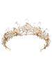 Hochzeits-Kopfschmuck-Tiara-Metallhaarzusätze für Braut