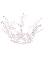 Hochzeits-Kopfschmuck-Tiara-Metallhaarzusätze für Braut