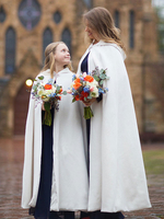 Hochzeits-Wraps elfenbeinfarbene Oberteile Polyester-Braut-Vertuschung