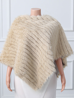 Hochzeits-Wraps weiße Oberteile mit hohem Kragen Kunstfell-Braut-Vertuschung