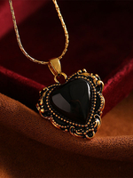 Hochzeitshalsketten Gold Gold Herzförmige Strass Hochzeitshalskette Acc