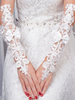 Hochzeitshandschuhe in Elfenbeinfarbe Fäustlinge
