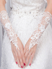 Hochzeitshandschuhe mit Spitzen in Elfenbeinfarbe Handgelenk-Länge für Jungendlichen&und Kinder&und Erwachsenen