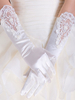 Hochzeitshandschuhe Elastic Woven Satin Lace Brauthandschuhe