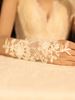 Hochzeitshandschuhe Fingerlose Handschuhe Kurzes Accessoire Tüll Spitze Brauthandschuhe