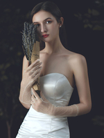 Hochzeitshandschuhe Mittellange Tüll Brauthandschuhe
