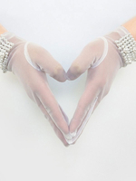 Hochzeitshandschuhe Tulle Studded Bridal Gloves