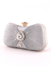 Hochzeitshandtaschen Splitter Abend Clutch Tasche Kussschloss Artwork Muster Strasssteine Hochzeitsaccessoires