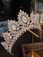 Hochzeitskopfschmuck Tiara Metall Haarschmuck für die Braut
