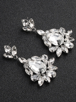 Hochzeitsohrringe Hellblond Cubic Zirkonia Plated Pierced Hochzeitsschmuck