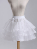 Hochzeitspetticoat für Bräute Fantastischer dreistufiger Blumenmädchen-Slip aus Polyester