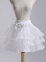 Hochzeitspetticoat für Bräute Fantastischer dreistufiger Blumenmädchen-Slip aus Polyester