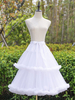 Hochzeitspetticoat für Bräute Qualität Tüll Weiß Half Slip Kurzer Petticoat